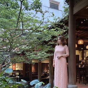 Áo dài Viet Nam mùa tet